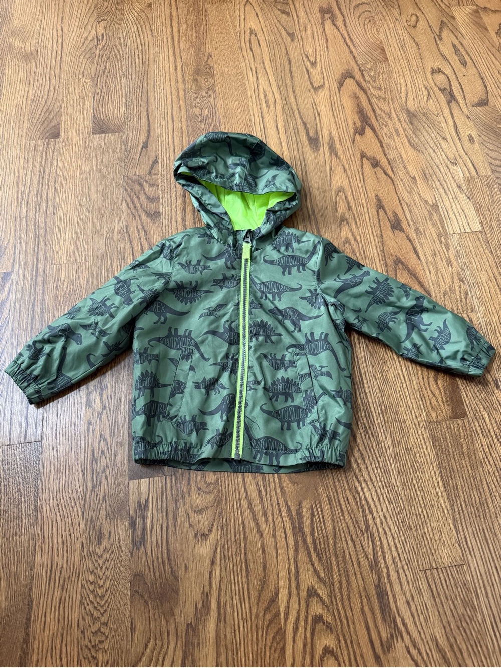 Carter's Green Dinosaur Hooded Jacket, size 18M